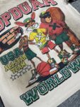 编号727 #P75 DUAA New Age T-shirt 2026ss欧美最新潮牌白墨直喷烫钻洗水做旧短袖T恤 码数：S  M  L  XL