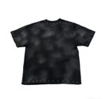 编号720   #P72   DUAA New Age T-shirt 2026ss欧美最新潮牌白墨直喷烫钻洗水做旧短袖T恤
