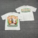 编号719   #P72    DUAA New Age T-shirt 2026ss欧美最新潮牌白墨直喷烫钻洗水做旧短袖T恤