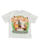 编号719   #P72    DUAA New Age T-shirt 2026ss欧美最新潮牌白墨直喷烫钻洗水做旧短袖T恤