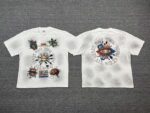 编号713   #P72   DUAA New Age T-shirt 2026ss欧美最新潮牌白墨直喷烫钻洗水做旧短袖T恤