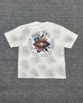 编号713   #P72   DUAA New Age T-shirt 2026ss欧美最新潮牌白墨直喷烫钻洗水做旧短袖T恤