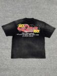 编号709   #P70    DUAA New Age T-shirt 2026ss欧美最新潮牌烫钻洗水做旧短袖T恤