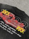 编号709   #P70    DUAA New Age T-shirt 2026ss欧美最新潮牌烫钻洗水做旧短袖T恤