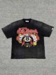 编号709   #P70    DUAA New Age T-shirt 2026ss欧美最新潮牌烫钻洗水做旧短袖T恤