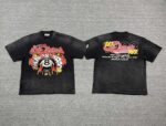 编号709   #P70    DUAA New Age T-shirt 2026ss欧美最新潮牌烫钻洗水做旧短袖T恤