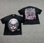 编号706   #P65    DUAA New Age T-shirt 2026ss欧美最新潮牌烫钻洗水做旧短袖T恤