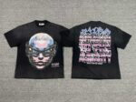编号706   #P65    DUAA New Age T-shirt 2026ss欧美最新潮牌烫钻洗水做旧短袖T恤