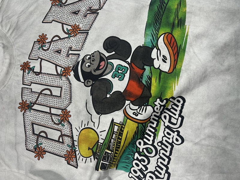 编号703   #P65   DUAA New Age T-shirt 2026ss欧美最新潮牌烫钻洗水做旧短袖T恤