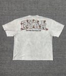 编号703   #P65   DUAA New Age T-shirt 2026ss欧美最新潮牌烫钻洗水做旧短袖T恤