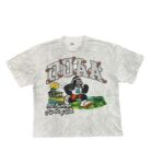 编号703   #P65   DUAA New Age T-shirt 2026ss欧美最新潮牌烫钻洗水做旧短袖T恤