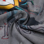 DU101# P75  DUAA New Age T-shirt 2026ss白墨直喷欧美最新潮牌烫钻洗水做旧短袖T恤