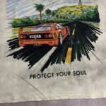 DU205# P75 DUAA Hollywood graphic T-shirt最新潮牌前后烫钻时尚短袖T恤