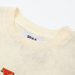 DU205# P75 DUAA Hollywood graphic T-shirt最新潮牌前后烫钻时尚短袖T恤