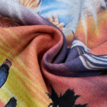 DU102# P68 DUAA Cali T-shirt美国洛杉矶时尚街头潮牌烫钻短袖T恤