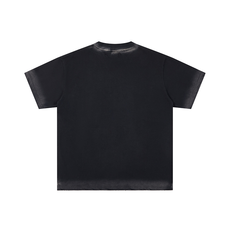 DU102# P68 DUAA Cali T-shirt美国洛杉矶时尚街头潮牌烫钻短袖T恤
