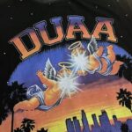 DU102# P68 DUAA Cali T-shirt美国洛杉矶时尚街头潮牌烫钻短袖T恤