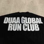 DU209# P68  DUAA SPRINT BLK TEE SHIRT美国时尚潮牌烫钻破洞短袖T恤