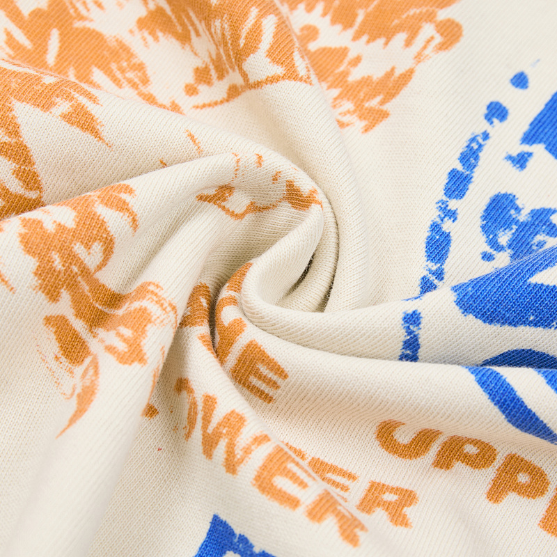 DU105# P70  DUAA Upper Hand SS Tee 烫钻做旧破洞纯棉短袖T恤