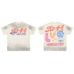 DU105# P70  DUAA Upper Hand SS Tee 烫钻做旧破洞纯棉短袖T恤