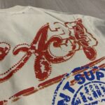 DU105# P70  DUAA Upper Hand SS Tee 烫钻做旧破洞纯棉短袖T恤