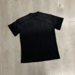 DU201# P70  DUAA Destination crystal graphic T-shirt洗水做旧破洞烫钻街头潮牌短袖T恤