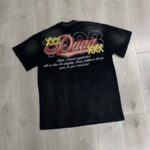 DU208# P75 DUAA Risk SS Tee 2026ss欧美潮牌烫钻做旧洗水短袖T恤