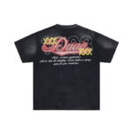 DU208# P75 DUAA Risk SS Tee 2026ss欧美潮牌烫钻做旧洗水短袖T恤