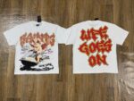 编号301    批55   SAINTS Champion T-Shirt 2026美国洛杉矶最新街头潮牌印花烫钻短袖T恤 码数：S  M  L  XL