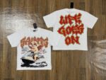 编号301    批55   SAINTS Champion T-Shirt 2026美国洛杉矶最新街头潮牌印花烫钻短袖T恤 码数：S  M  L  XL