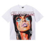 批61，编号LH021，美潮Life Hustlers “Crying Woman”烫钻设计