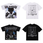 批58，编号LH019，Life Hustlers "Black Panther"黑豹印花烫钻设计