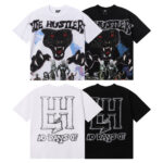 批58，编号LH019，Life Hustlers "Black Panther"黑豹印花烫钻设计