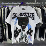 批58，编号LH019，Life Hustlers "Black Panther"黑豹印花烫钻设计