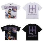 批58，编号LH018，Life Hustlers "sexy astronaut"性感宇航员印花烫钻设计短袖T恤男女
