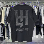 批58，编号LH017，Life Hustlers "Praying Angel"祈祷天使印花烫钻设计双纱纯棉T恤