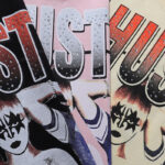 批58，编号LH016，Life Hustlers "Football Girls" 足球宝贝印花烫钻设计双纱短袖T恤男女
