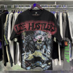 批58，编号LH015，Life Hustlers "Angry Pitbull"比特犬印花烫钻设计