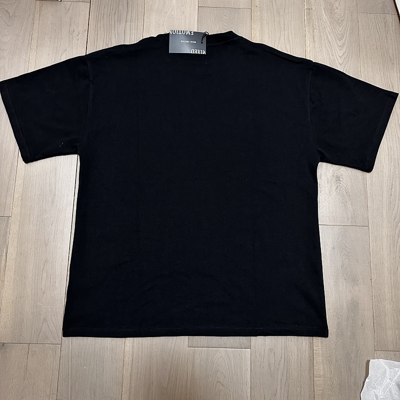 9946#活性黑双纱s~xl 重磅280克P55