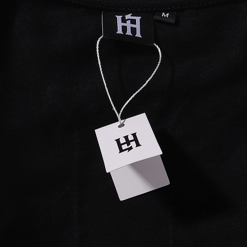 编号LH002，美潮Life Hustlers合十祈祷天使宝宝印花烫钻高品质双纱纯棉休闲短袖T恤男女