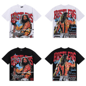yupoo_70966_e986b131.jpg 批60,编号LH005,Life Hustlers "Jesus King"拳击皇帝烫钻双纱短袖T恤男女