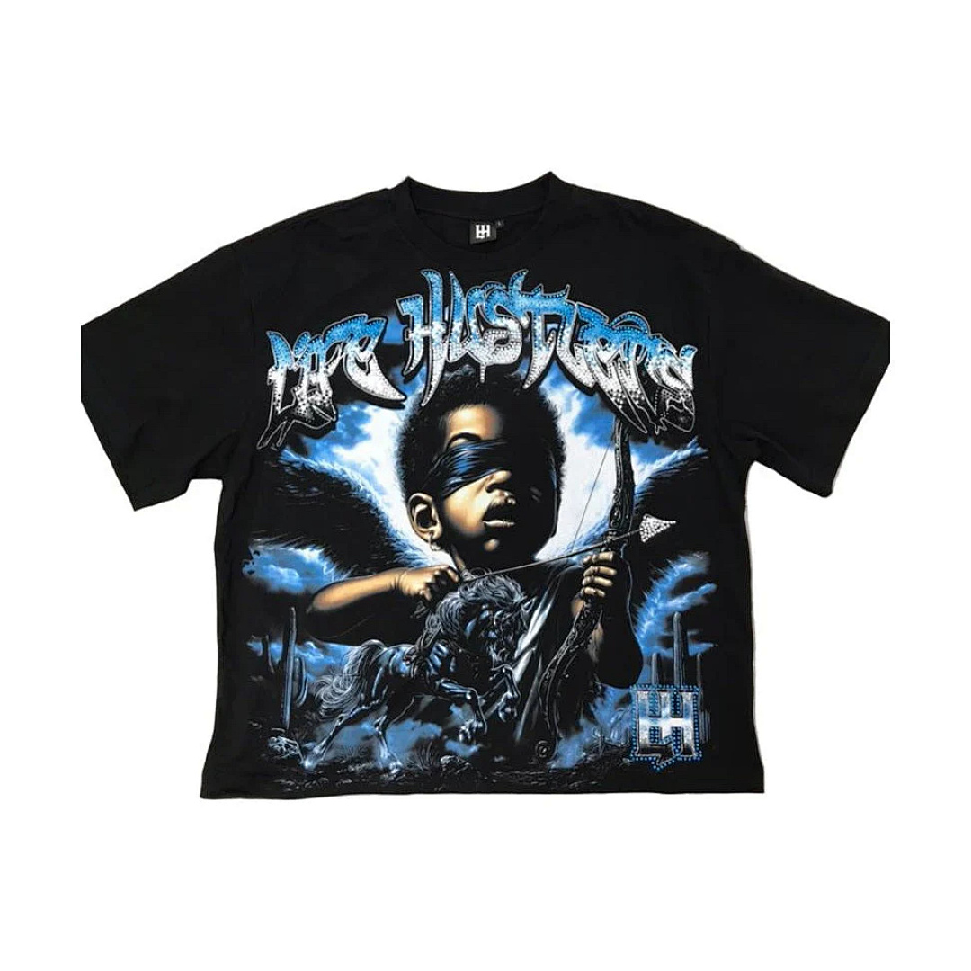 批60，编号LH008，Life Hustlers "Warrior Girl" shirt
