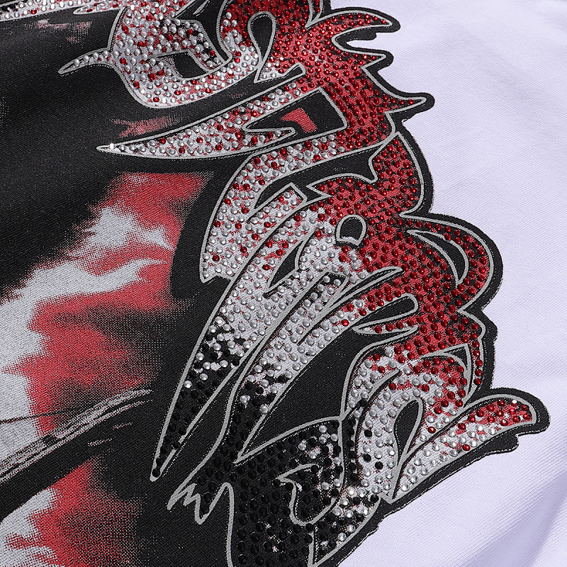 批60，编号LH008，Life Hustlers "Warrior Girl" shirt