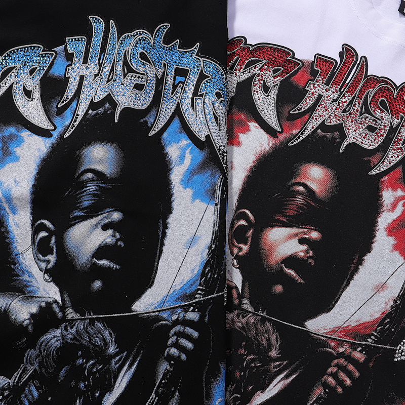 批60，编号LH008，Life Hustlers "Warrior Girl" shirt