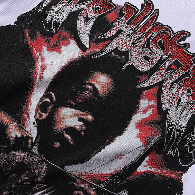 批60，编号LH008，Life Hustlers "Warrior Girl" shirt