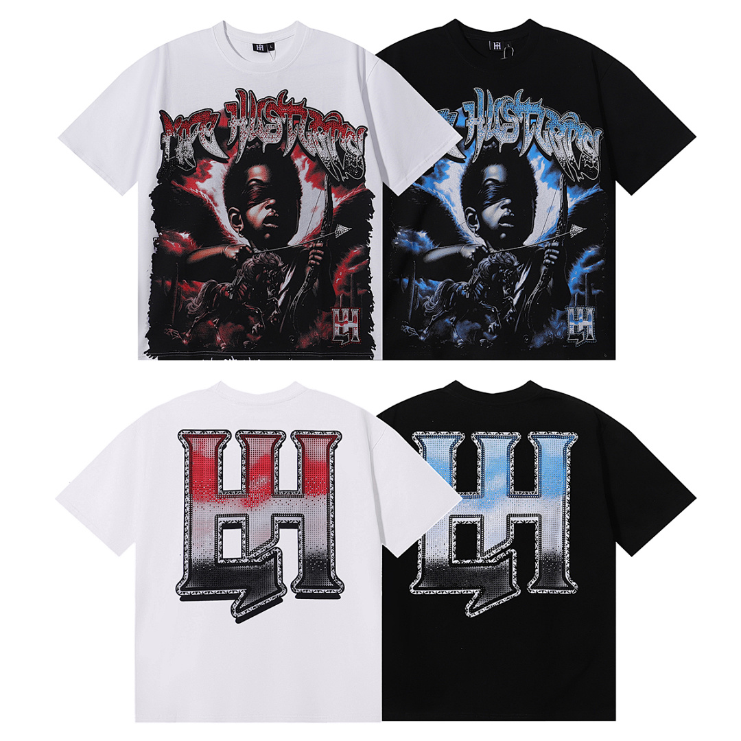 批60，编号LH008，Life Hustlers "Warrior Girl" shirt