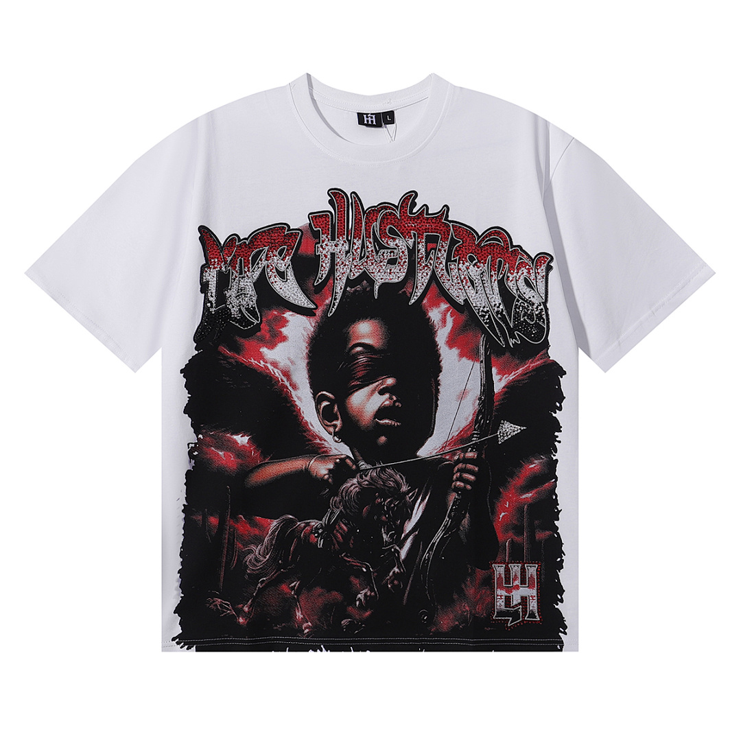 批60，编号LH008，Life Hustlers "Warrior Girl" shirt
