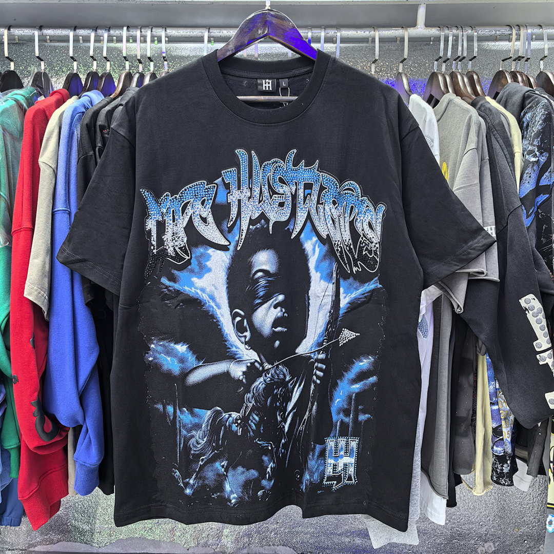 批60，编号LH008，Life Hustlers "Warrior Girl" shirt