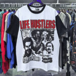 批60，编号LH009，Life Hustlers "Plata o plomo" shirt