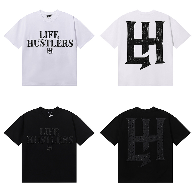 批60，编号LH011，Life Hustlers “BASIC TEE"